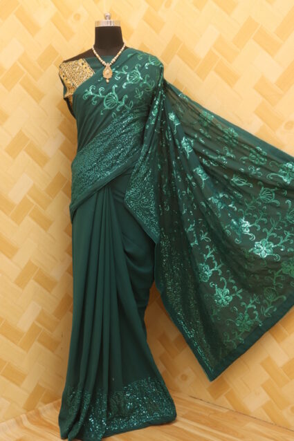 Neha Kakkar Latest Bollywood Designer Saree