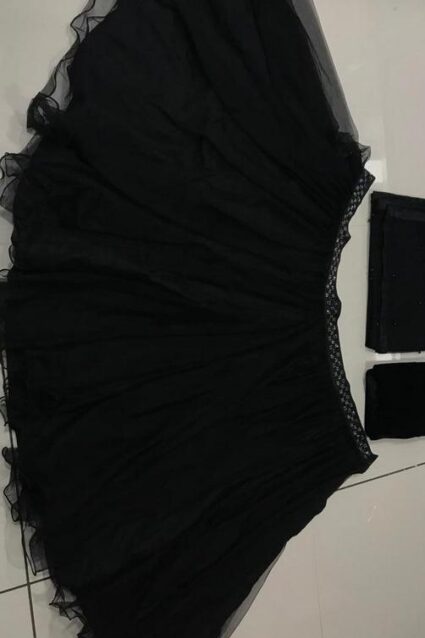 Black Colour Velvet  Designer  Lahenga