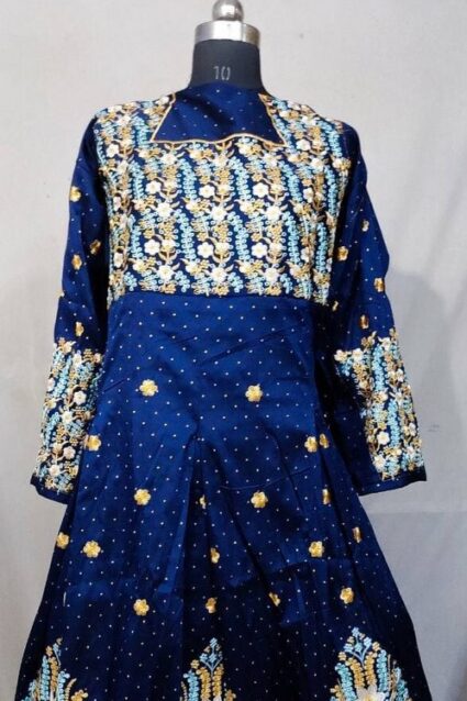 Navy Blue Colour Beautiful Kurti And Plazo