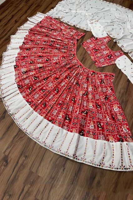 Gujarati Chokari Special Chaniya Choli In Vibrant Colors