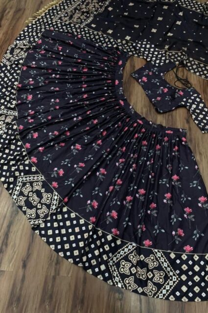 Majestic Mirror Work Lehenga Choli With Tassel Dupatta For Women