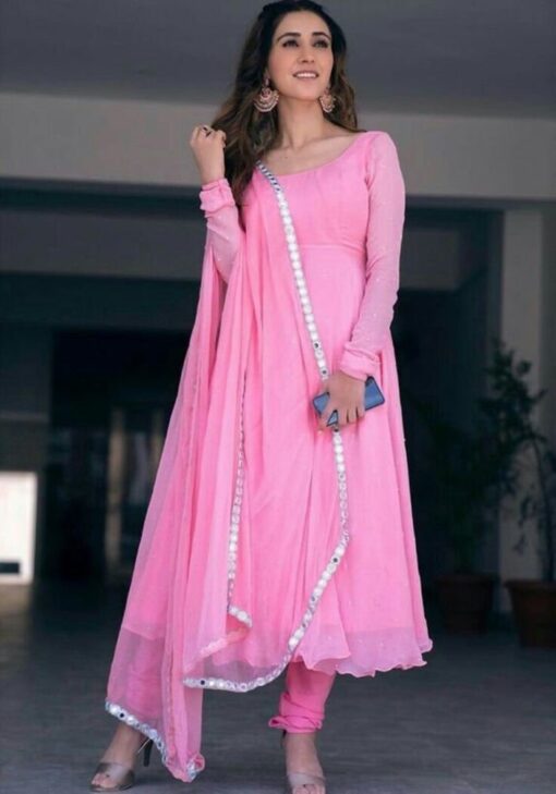 Baby Pink colour Charming Salwar Suit Ethnic Wear for Women