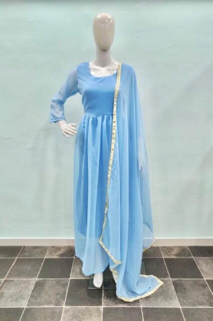 Light Blue colour Charming Suit Salwar Suit Ethnic wear for women