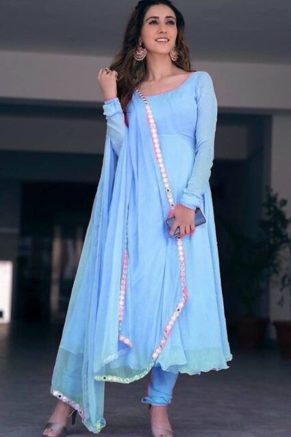Light Blue colour Charming Suit Salwar Suit Ethnic wear for women