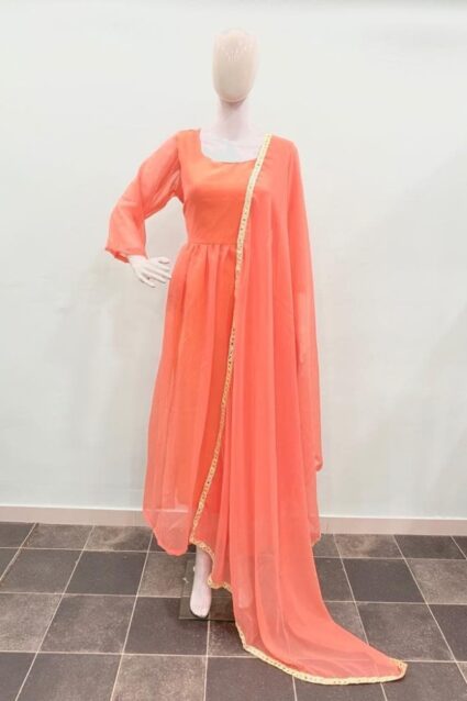 Peach colour Charming Salwar Suit Ethnic Wear for Women