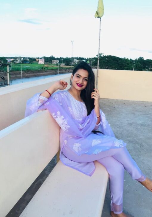 Pretty Light Purple Colour Salwar Suit For Women Daily Wear