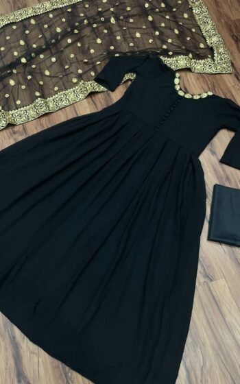 lavish Black Designer Salwar Suit For Women