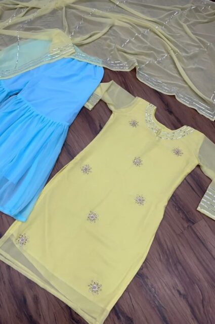 Women's Ethnic Salwar Suit Light Green With Dupatta Women's Ethnic Salwar Suit Light Green With Dupatta