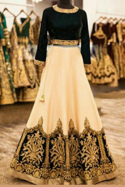 White Color Desirable Lehenga Choli On Heavy Banglory Satin