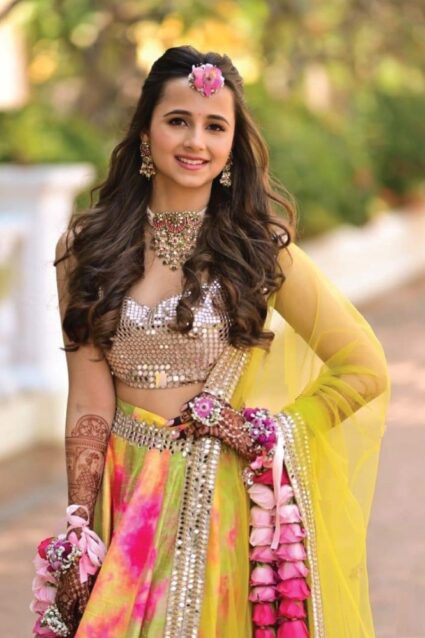 Multi Color Traditional Lehenga Choli On Satin With Dupatta