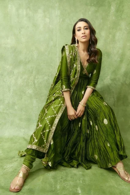 Karishma Kapoor Bollywood Style Long Anarkali Gown Online