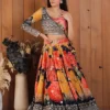 Floral Sabyasachi Lehenga Choli with Sequence Work Online
