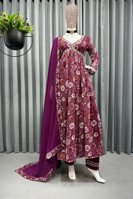 Red Rose Printed Comfortable Casual Wear