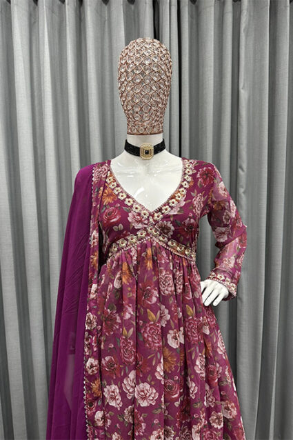 Red Rose Printed Comfortable Casual Wear