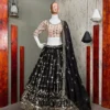 Trendy and Designer Black Embellished Lehenga Choli