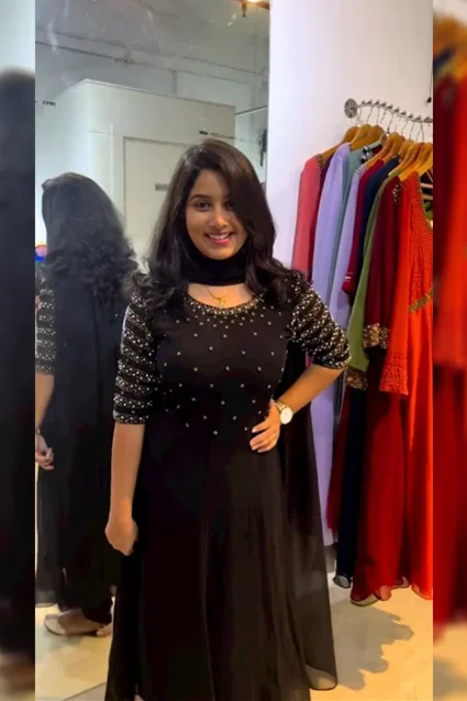 Beautiful Black Designer Anarkali Suit For Women Beautiful Black Designer Anarkali Suit For Women
