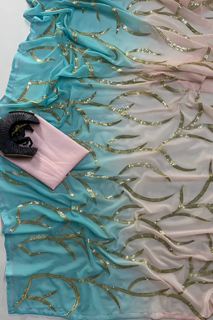 Buy Sumona Chakravarti Alluring Multicoloured Saree