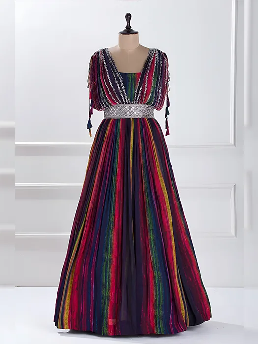 Party Wear Multicolor Designer Ball Gown at Rs 17000 in New Delhi
