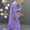 Buy Embroidered Punjabi Sharara Suit For Wedding