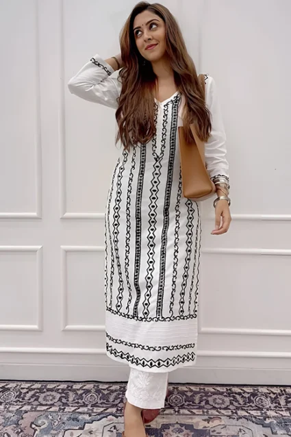 Rayon Off-White Salwar Suit For Formal Wear 2023