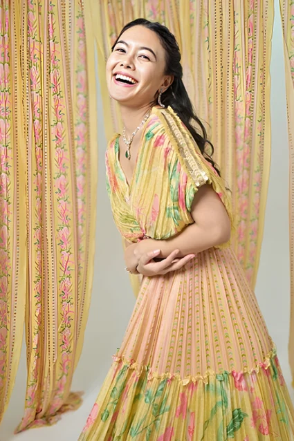 Women's Indo-Western Dress For Summer Cocktail Parties