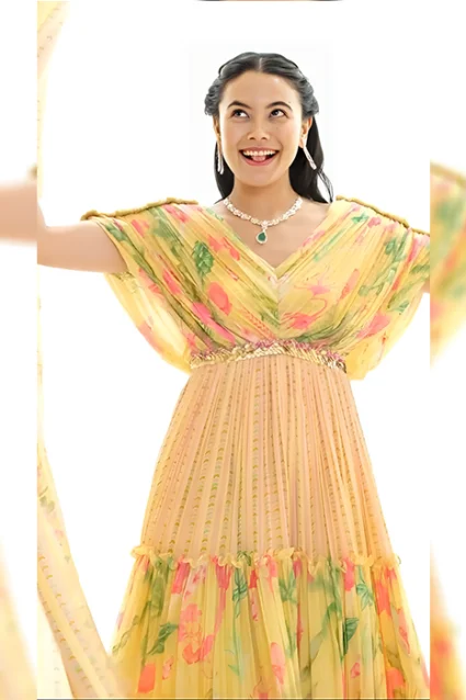 Women's Indo-Western Dress For Summer Cocktail Parties
