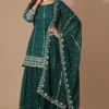 Buy-Green-Sharara-Suit-With-Traditional-Motifs-For-Eid-2023