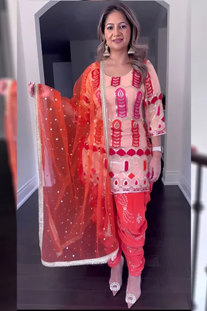 Ravishing Bridal Patiala Salwar Suit With Dupatta For Brides Ravishing Bridal Patiala Salwar Suit With Dupatta For Brides
