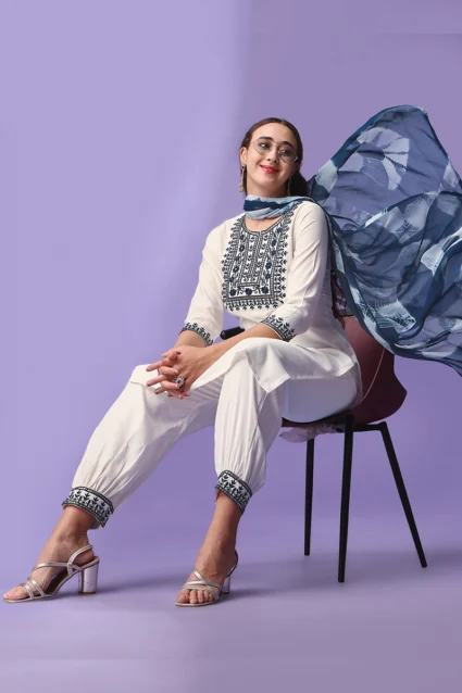 Timless Chikankari Kurta Set For Modern Indian Women