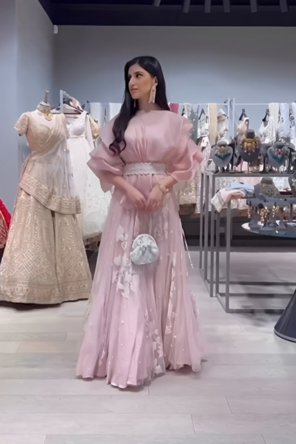 Glamorous Indo-Western Lehenga Choli For Reception Party