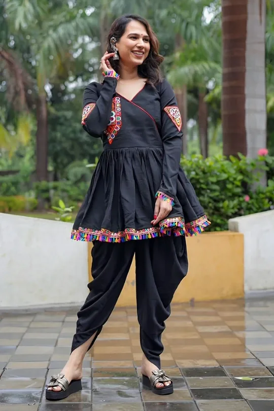 Kajree Fashion Designer Dhoti Patiala Cream