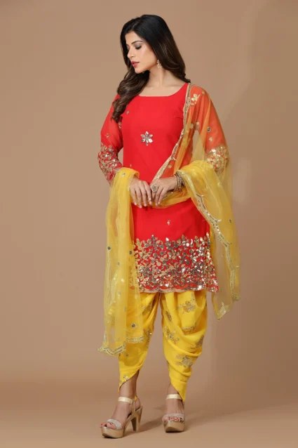 Exclusive Festivity Georgette Patiala Outfit with Sequence Embrodiery Exclusive Festivity Georgette Patiala Outfit with Sequence Embrodiery