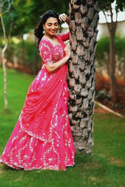 Latest Pink Bridesmaid Lehenga Choli for 2023 Wedding Season