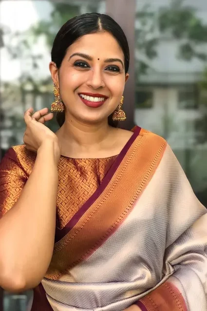 Ethnic Designer Saraswati Puja Special Saree For Married Women