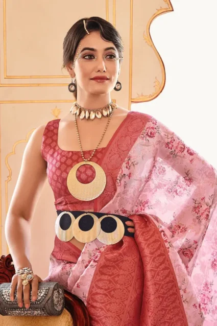 Ethnic Designer Silk Saree Online For Girls