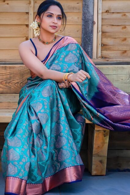 Ethnic Designer Silk Saree With Price For Festival