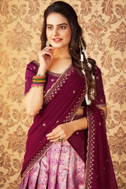 Latest Half Saree For Girls Buy Online