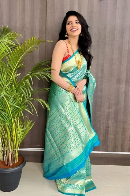 Marathi Look Paithani Silk Sarees For Wedding