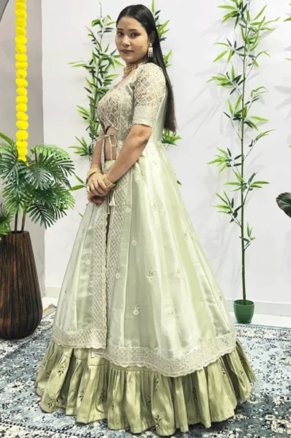 Modern Lehenga With Shrug For Wedding
