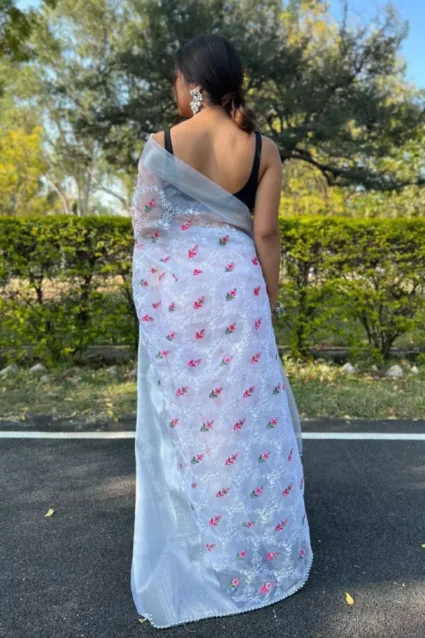 Organza Saree For Wedding Guest Online