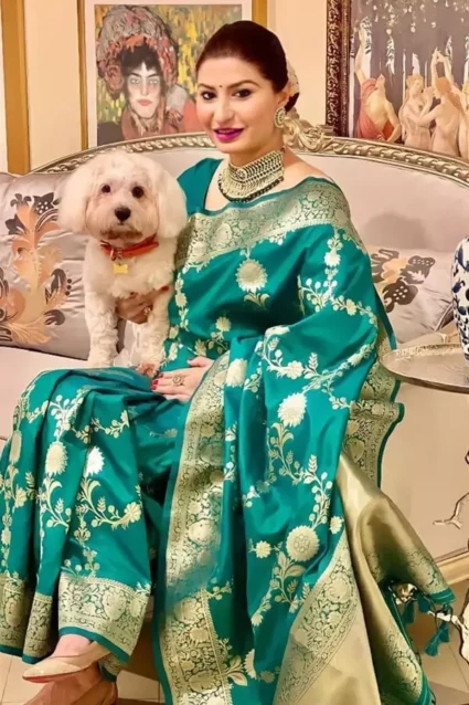 Pure Banarasi Katan Silk Saree For Wedding 2024