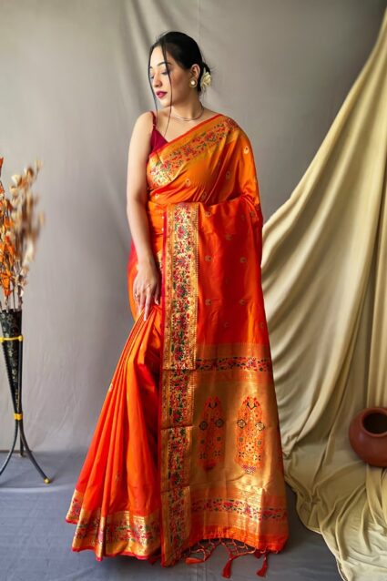 Traditional Best Paithani Saree For Women 2024