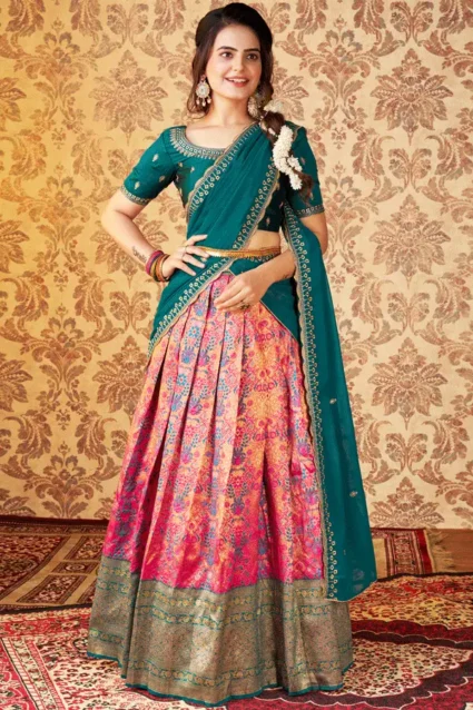 Traditional Half Saree Online Shopping 2024