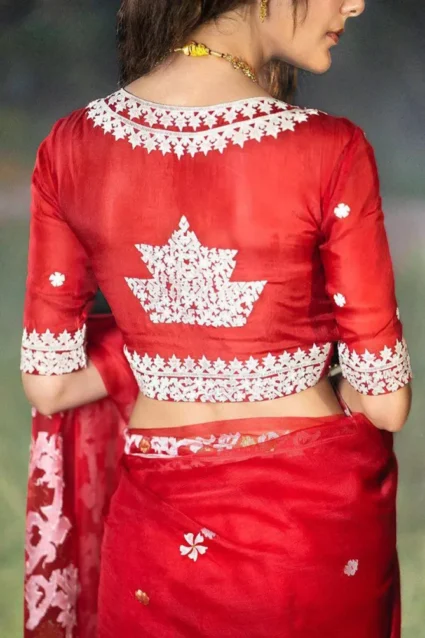Bengali Traditional Saree For Durga Puja