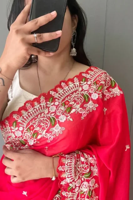 Karwa Chauth Saree For Married Women