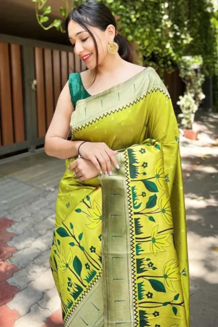 Paithani Silk Saree For Wedding Guest