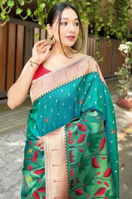 Traditional Paithani Saree For Wedding