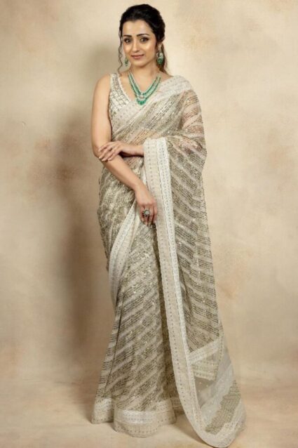 Trisha Krishnan Saree Online Shopping