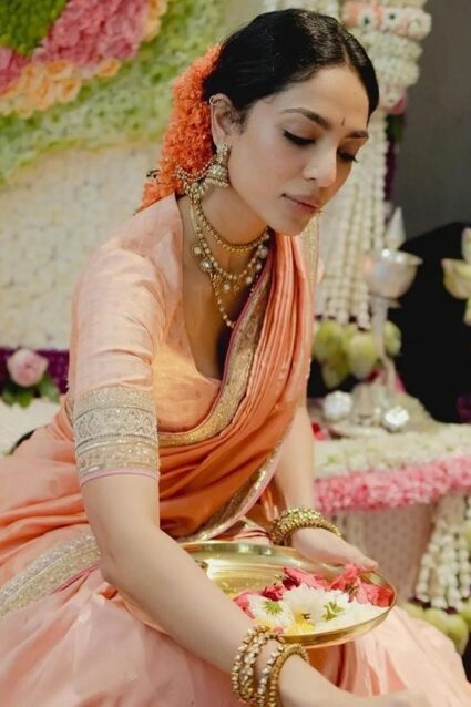 Sobhita Dhulipala's in Manish Malhotra Sari