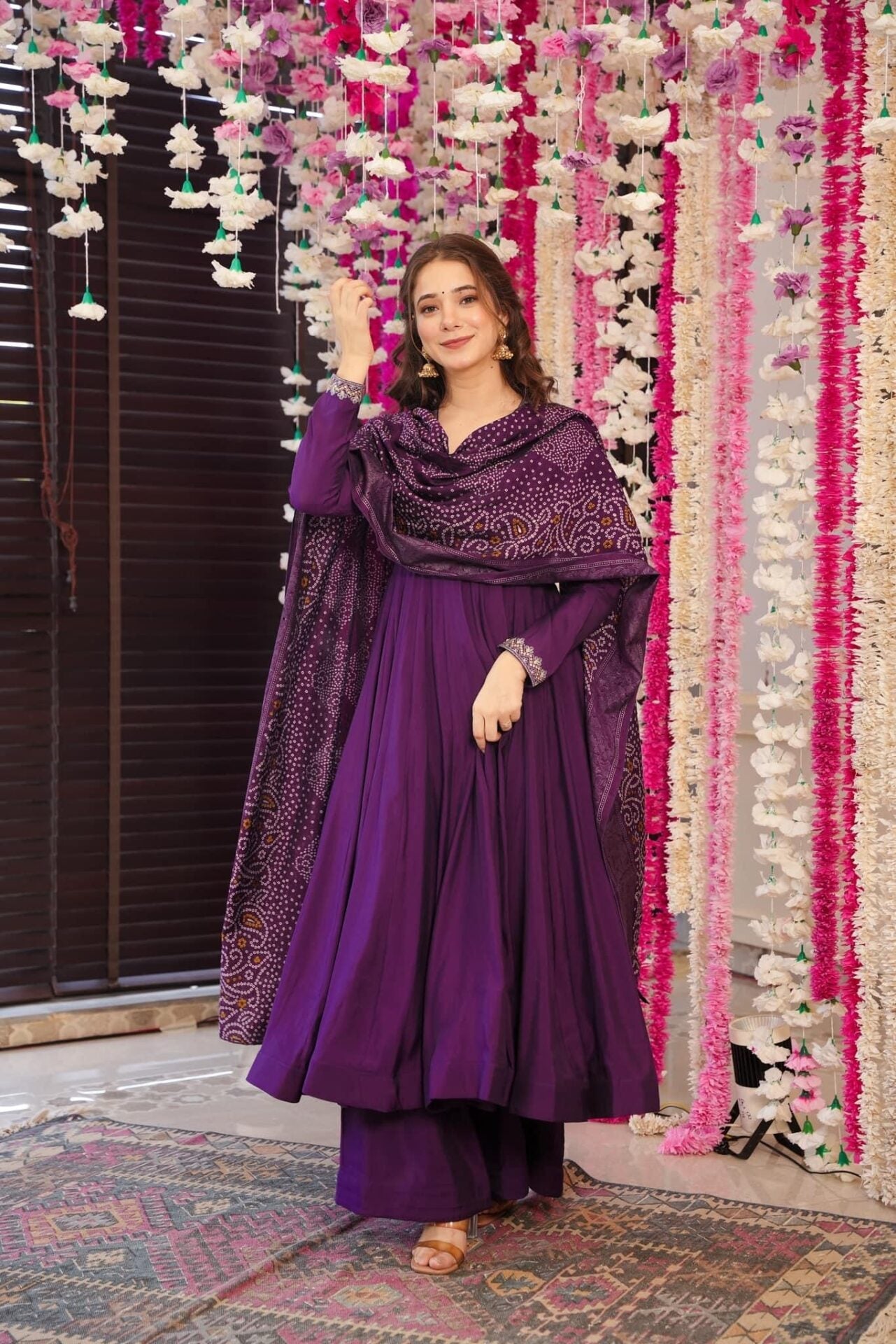 Dreamy purple Muslin suit set Purple Suit Set Dreamy purple Muslin suit set Purple Suit Set